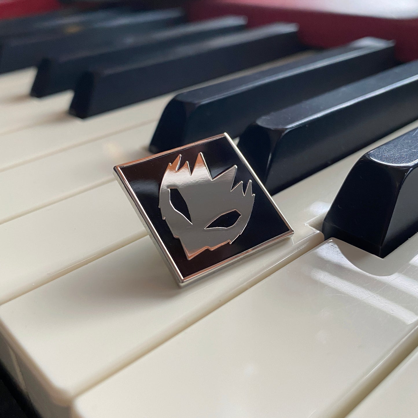 Mask Enamel Pin